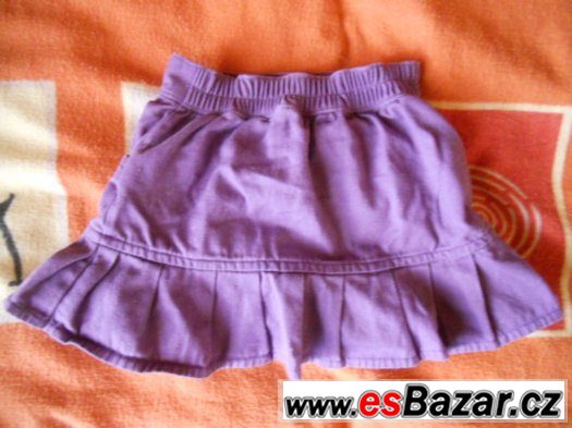 Fialová sukýnka, sukně, 3 - 6 měs. – fotografie 1