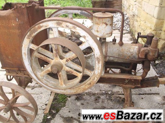 Stabilní motor, lokomobila, stabilák – fotografie 2