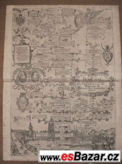 rodokmen českých králů z roku 1606 - Albizzi Florencie – fotografie 1