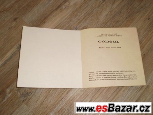 Psací stroj Consul – fotografie 3