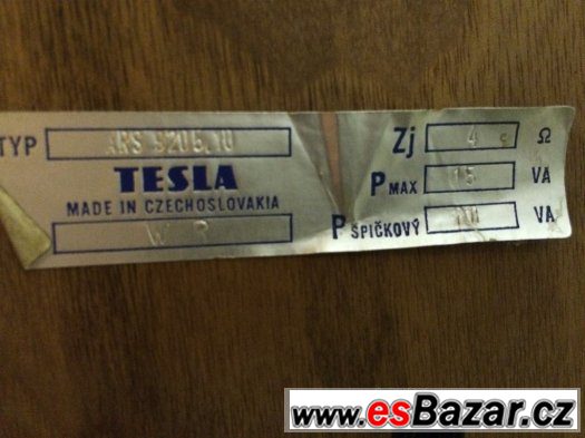TESLA ARS 9205 original repro 100% stav – fotografie 3