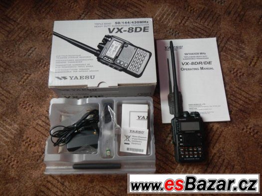 Ruční třípásmová YAESU VX-8DE. Nová, komplet balení, záruka. – fotografie 2