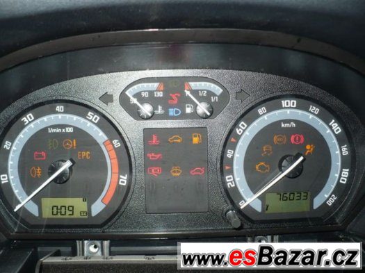 Budíky s pal. počítačem + PIN kód Fabia 1 facelift 2004-2009 – fotografie 3