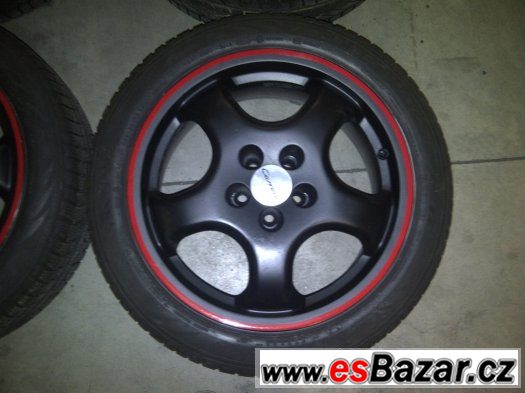 Alu kola 7,5Jx17", 5x100 + zimní pneu – fotografie 5