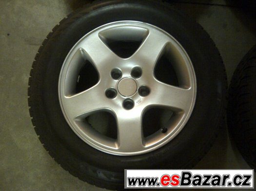 Alu kola 7Jx15" , 5x112 + zimní pneu 195/65-15 – fotografie 4