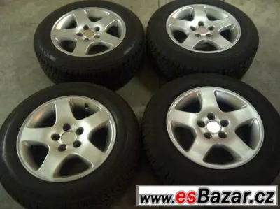 Alu kola 7Jx15" , 5x112 + zimní pneu 195/65-15