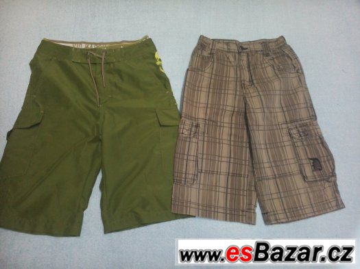 Chlapecké kraťasy set vel. 134 a 140 – fotografie 1
