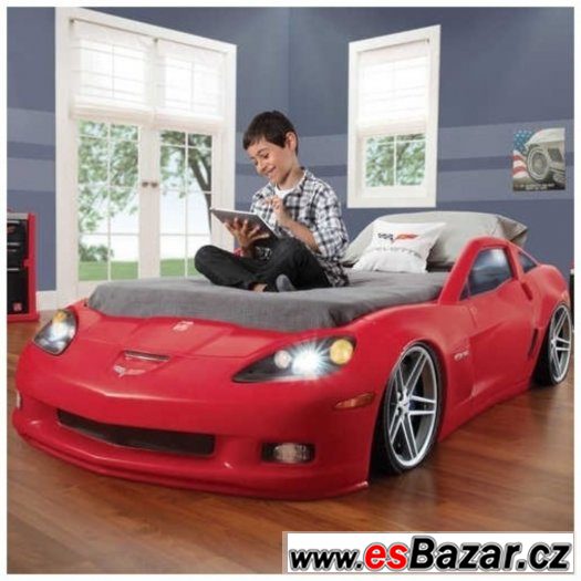 Dětská postel auto CORVETTE – fotografie 1
