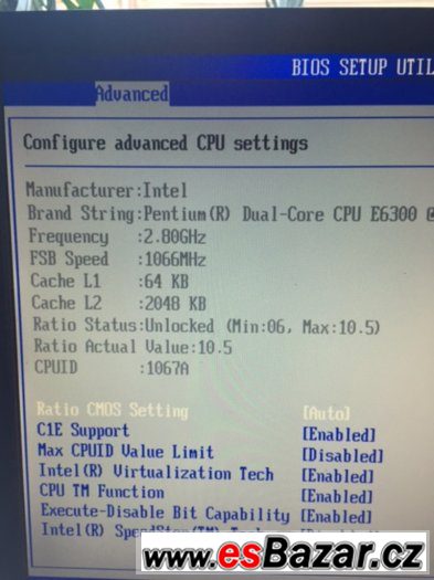 Komplet PC sestava Intel Pentium Dual Core s 19" monitorem – fotografie 3