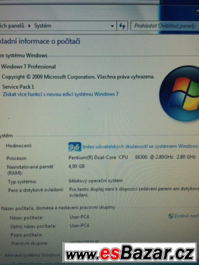 Komplet PC sestava Intel Pentium Dual Core s 19" monitorem – fotografie 4