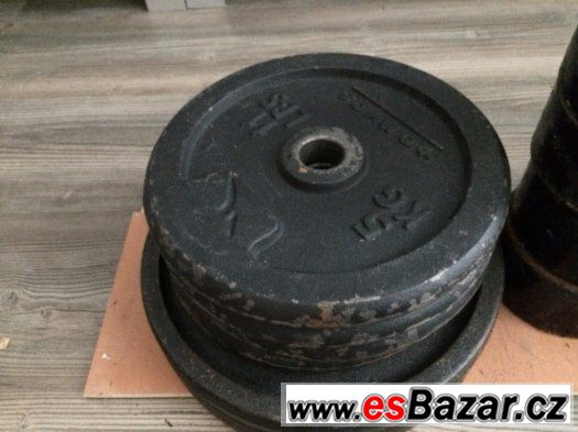 Sada činek 108 kg – fotografie 3