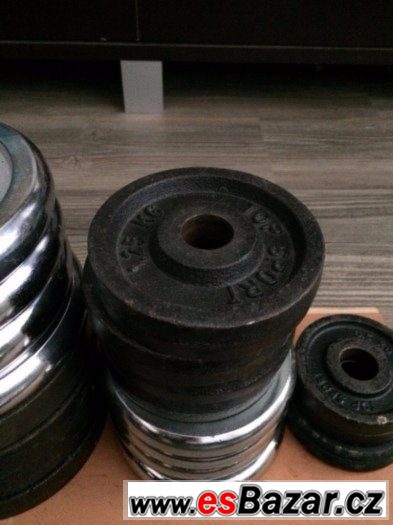 Sada činek 108 kg – fotografie 5