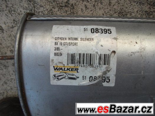citroen bx 1,6/1,9 gti výfuk – fotografie 3