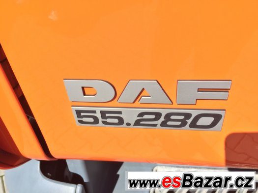 DAF LF 55.280,Euro 5,valník ,lůžko,hyd.plošina 1,5 tuny. – fotografie 3