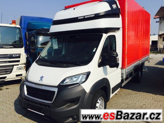 Peugeot Boxer 3L - 180 PS, valník 8 palet .Skladem – fotografie 1