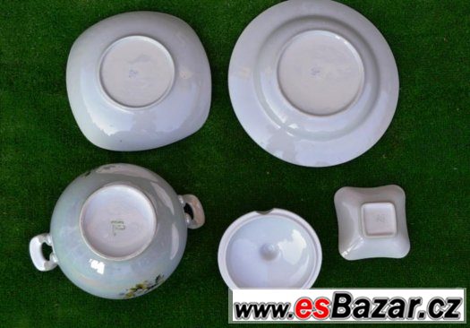 Krásný set terina 2 mísy talíř – fotografie 5