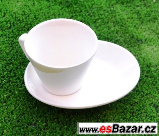 Mocca souprava porcelánový šálek s podšálkem 4 kus – fotografie 2