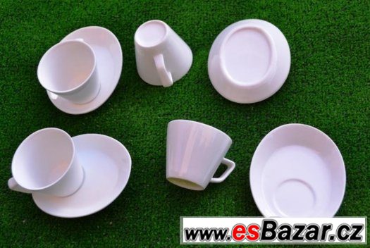 Mocca souprava porcelánový šálek s podšálkem 4 kus – fotografie 5