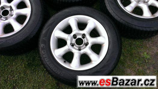 Alu kola SM R15 x 7J 5x110 se zymní sadou – fotografie 1