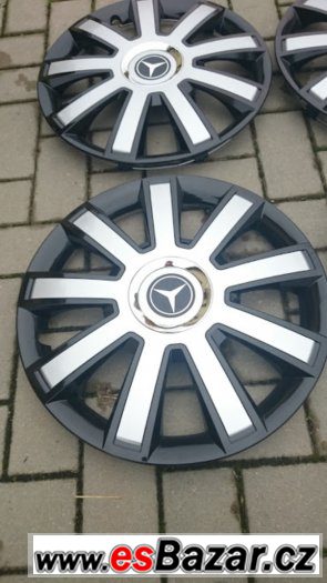 4x poklice 16" (logo mercedes - možnost logo sundat) - nové – fotografie 2