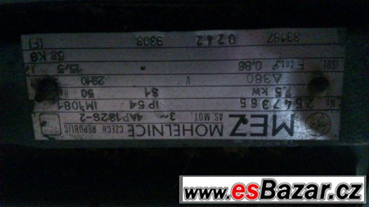 Elektromotor MEZ Mohelnice 7,5Kw – fotografie 4