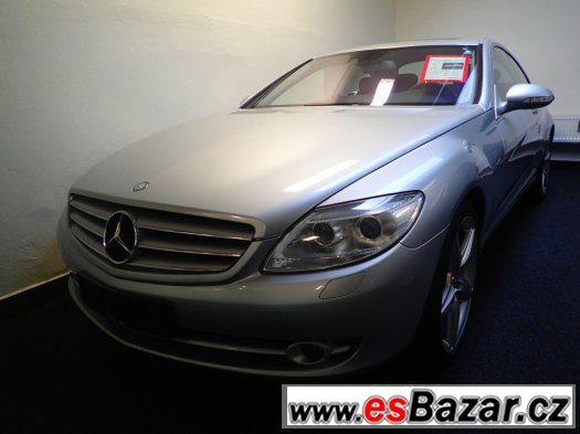 Mercedes Benz CL500 - rok 7/2008, nejeto 118 tis km – fotografie 3