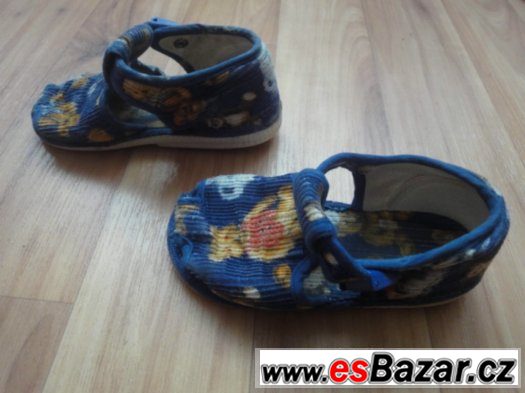 Dětské bačkůrky. Délka stélky cca 14cm. Dětské boty jsou pou – fotografie 2