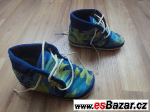 Dětské bačkůrky. Délka stélky cca 12,5cm. Dětské boty, capáč – fotografie 3
