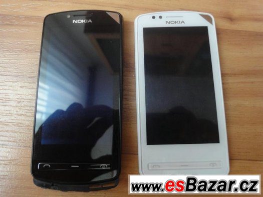 LCD na Nokia 700, nový, originální LCD+dotyk+kryt+klávesnice – fotografie 1