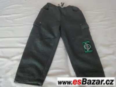 Dětské kalhoty vel. 116. Délka 65cm, pas 0-40cm na šňůrku. D
