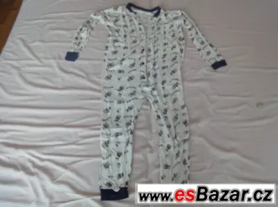Dětské pyžamo. Délka 100cm, prsa 40cm, boky 35cm. Dětské pyž