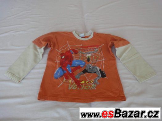 Dětské tričko Spiderman značky Sports Wear. Délka 43cm, prsa – fotografie 1