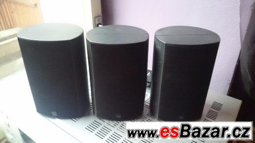 5.1 repro Jamo + AV receiver ONKYO a kabeláž – fotografie 1