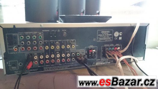 5.1 repro Jamo + AV receiver ONKYO a kabeláž – fotografie 3