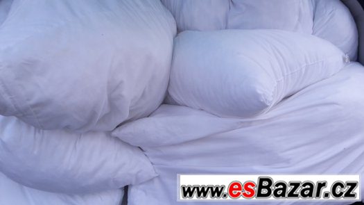 Polštáře 80x50 bílé  TOP likvidace hotelu 30KUS ZA 1500,-KČ – fotografie 1