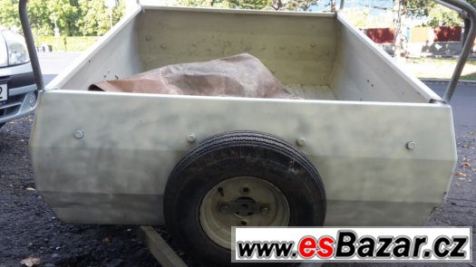 Přívěsný vozík s plachtou a konstrukcí do 750KG bez papíru.D – fotografie 2