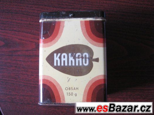 retro plechová krabička KAKAO – fotografie 1
