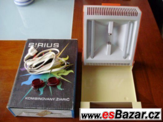 Horské slunce sluníčko Sirius UVIR zářič/LUPENKA/EKZEM/ASTMA – fotografie 1