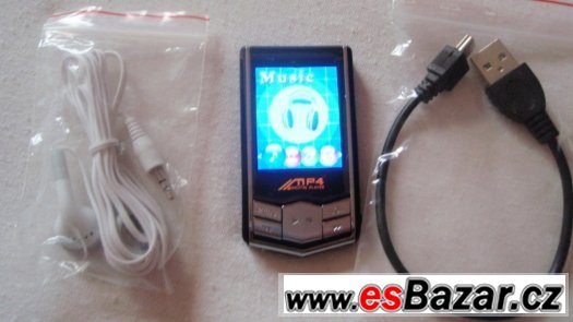 Přenosný MP4/MP3 LCD přehrávač 2,5jack 8GB paměť nový – fotografie 2