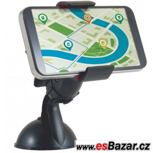 Univerzální držák do auta s klipem na mobil, GPS, nový – fotografie 1