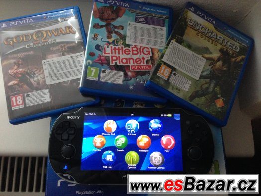PS Vita 16GB 3 hry TOP stav 3G Wifi – fotografie 2