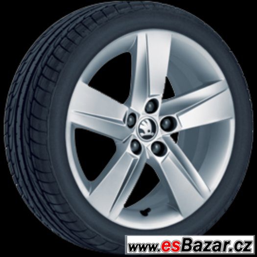Alu disky ROCK 7J16, 5x100 Škoda Fabia III-Rapid – fotografie 1