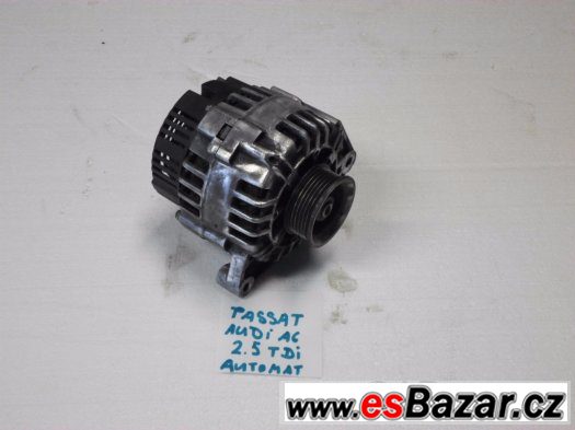alternator  audi passat superb 2.5 tdi 110kw plne funkcni – fotografie 1