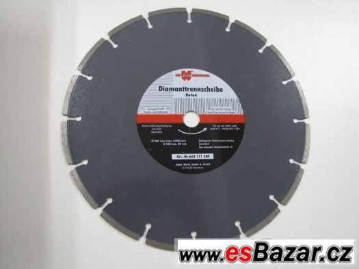 Diamantový brusný kotouč WURT 300 mm – fotografie 1