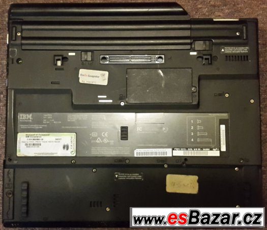 Notebook IBM/Lenovo T41p , 80GB IDE, 14,1" LCD – fotografie 3