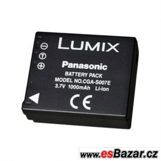 Panasonic Lumix CGA-S007E baterie Li-ion – fotografie 1