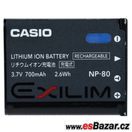 Casio NP-80 baterie Li-ion – fotografie 1