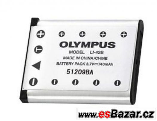 Olympus LI-42B originální Li-ion baterie – fotografie 1