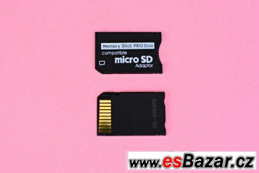 Memory Stick pro duo redukce sd sdhc karet – fotografie 1