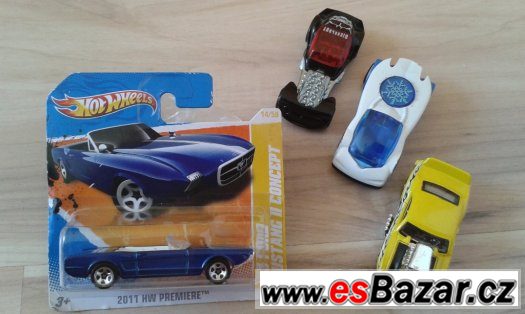 Hot Wheels 4 auta, výrobce Mattel – fotografie 1